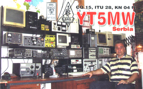 QSL YT5MW QSL YT5MW